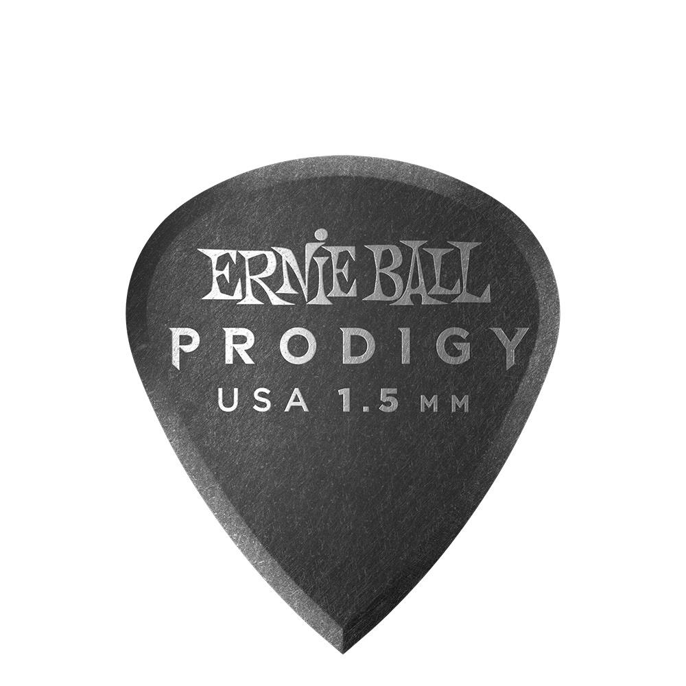 Ernie Ball EB-9200 Mini Prodigy 1.5mm 6-pack plektrat, musta