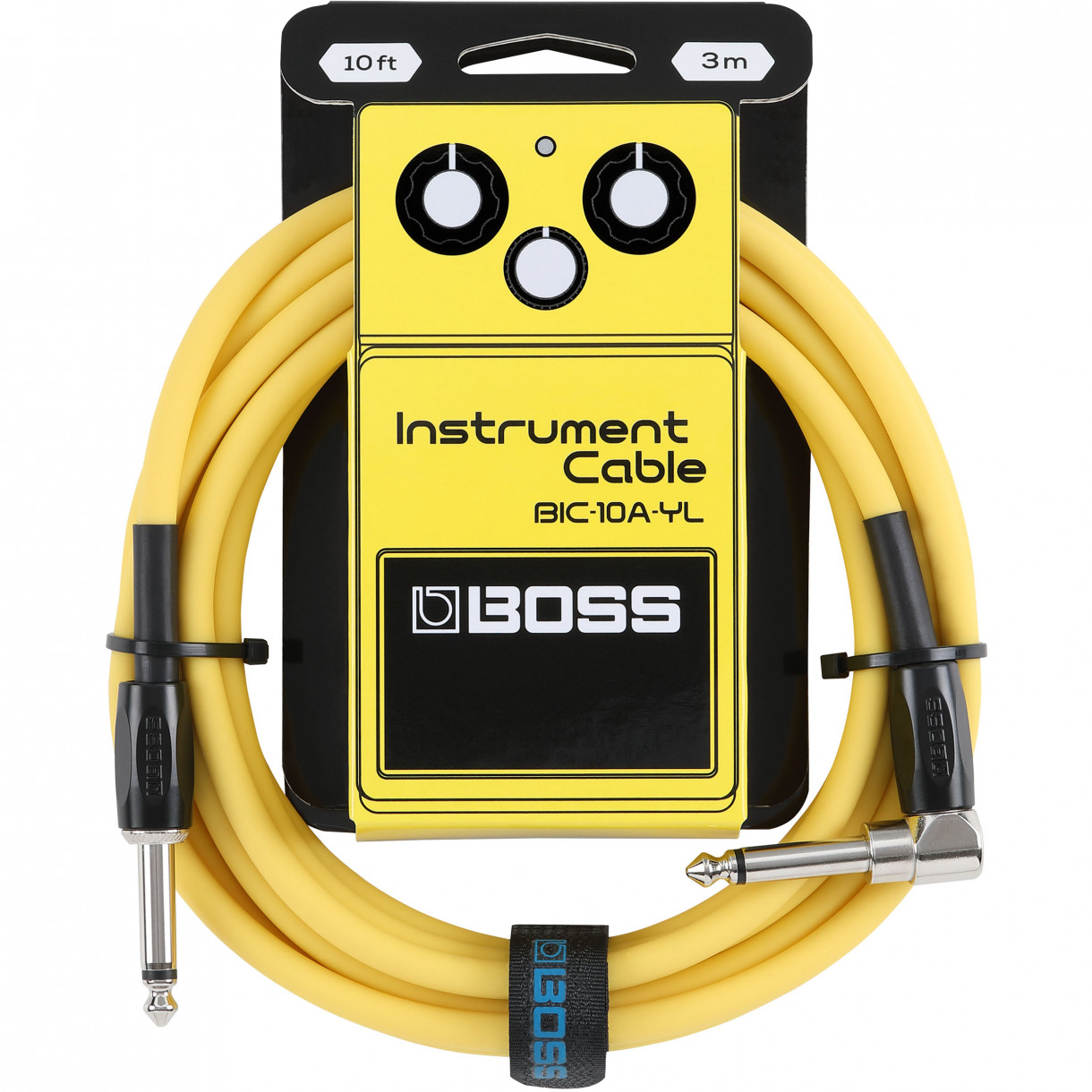 Boss BIC-10A Yellow instrumenttikaapeli 3 m