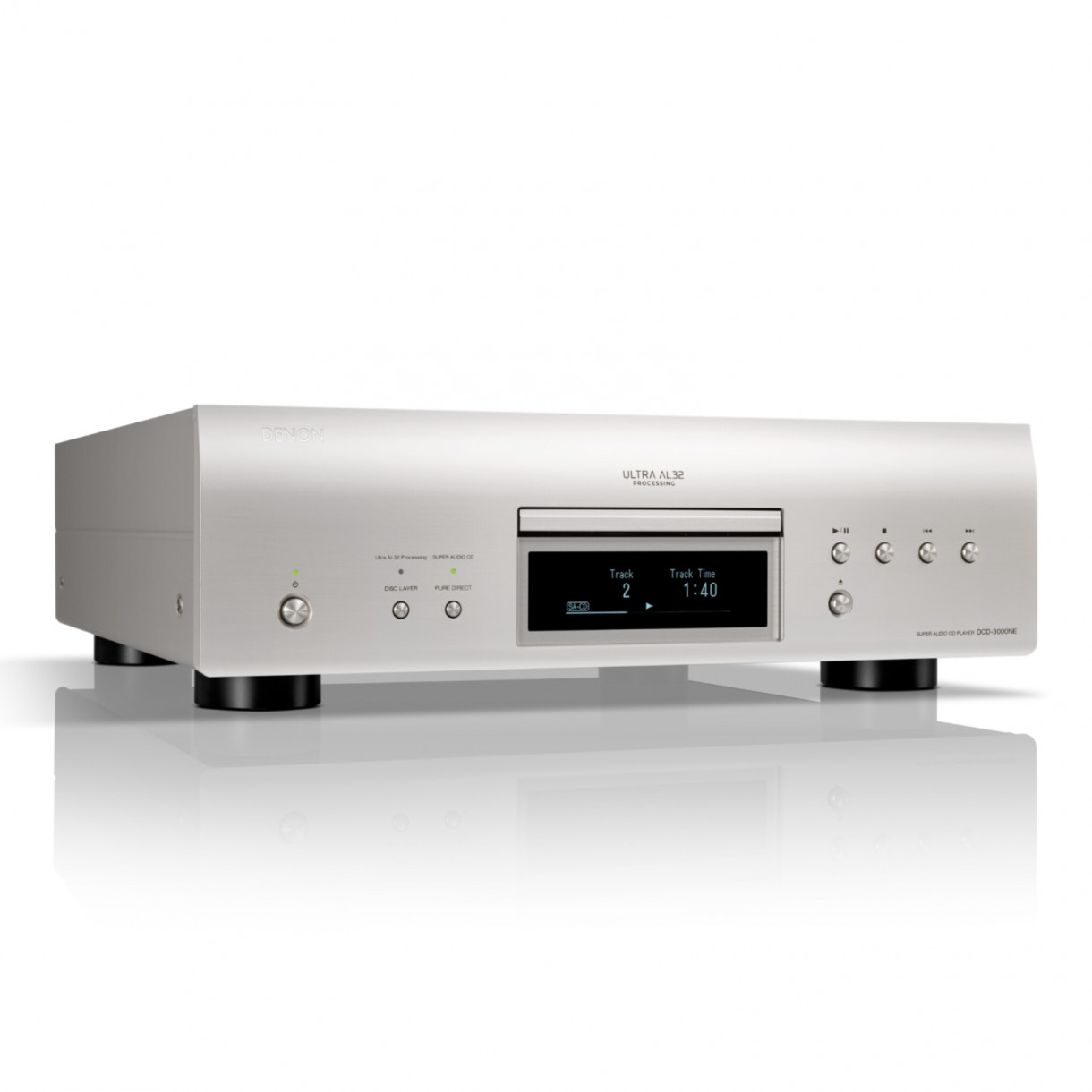 Denon DCD-3000NE CD-/SACD-soitin, hopea