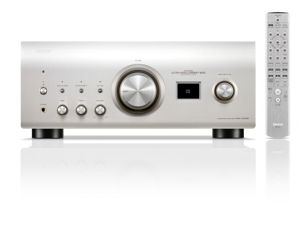 Denon PMA-3000NE integroitu vahvistin, hopea