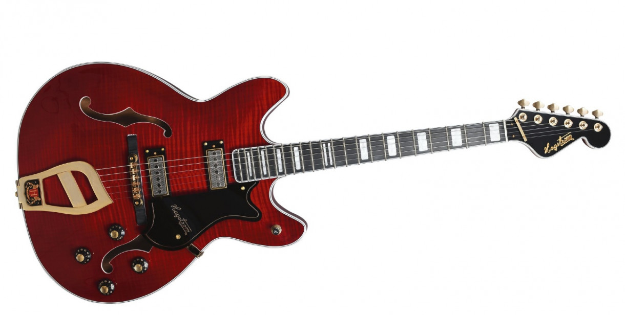 Hagstrom 67' Viking II - Wild Cherry Transparent Sähkökitara