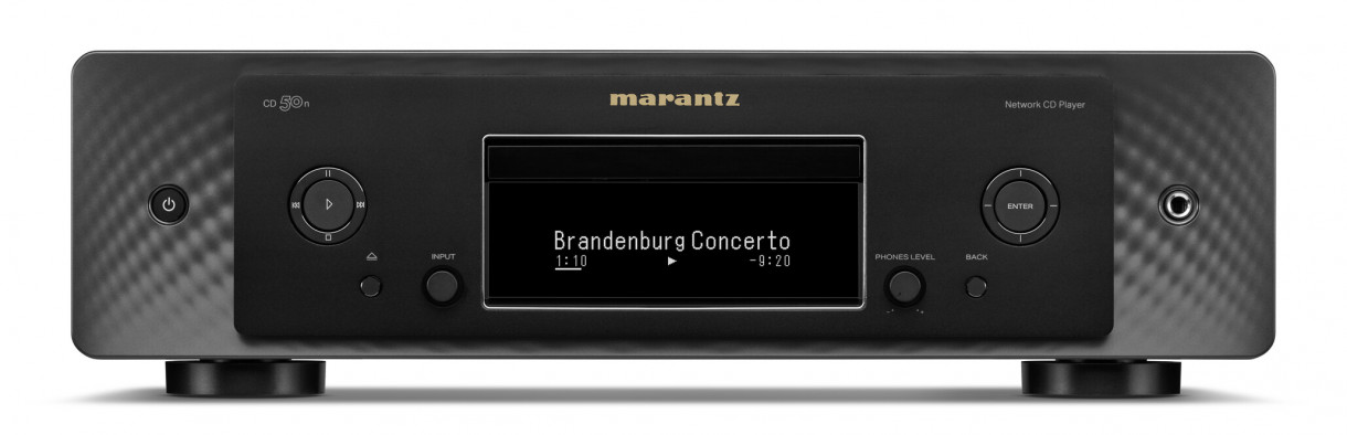 Marantz CD 50n CD-soitin ja striimeri, musta