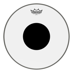 Remo 18" Controlled Sound Clear Bass Black Dot rumpukalvo