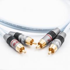 Supra Dual RCA-kaapeli, 2m sininen