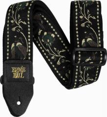 Ernie Ball 5372 Black Pleasant Pheasant Kitarahihna